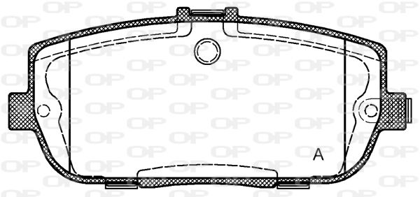 OPEN PARTS Jarrupala, levyjarru BPA1190.01